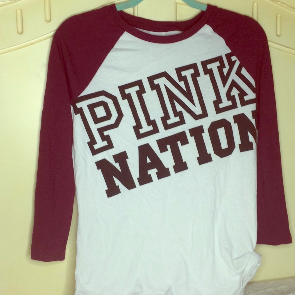 Pink Nation Baseball T-Shirt!